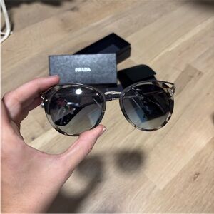 Prada Women's Gray Sunglasses